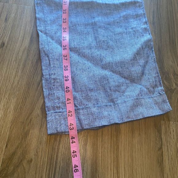 Talbots Drawstring Linen Pants - Picture 4 of 6
